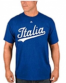 Israel Baseball Majestic 2017 World Baseball Classic Wordmark T-Shirt Royal2,baseball caps,new era cap wholesale,wholesale hats